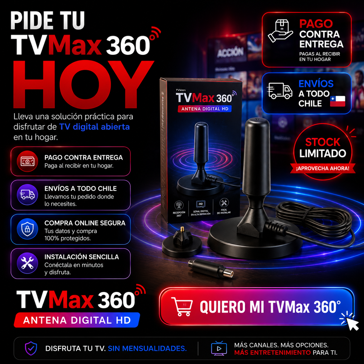 TVMax 360° — Antena Digital HD