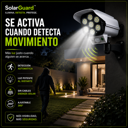 SolarGuard™ Ilumina, Detecta y Protege. Sin cables.