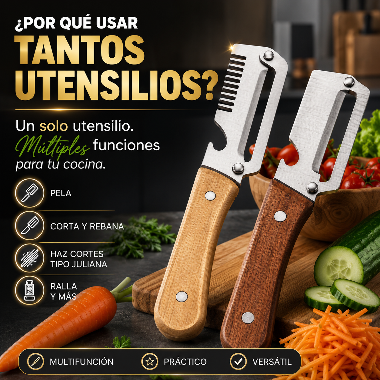 CULINARIS™ – Set Cuchillos Profesionales Multifunciones