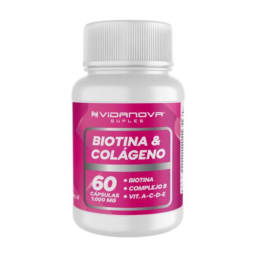Biotina + Colágeno – Belleza que Comienza Desde el Interior